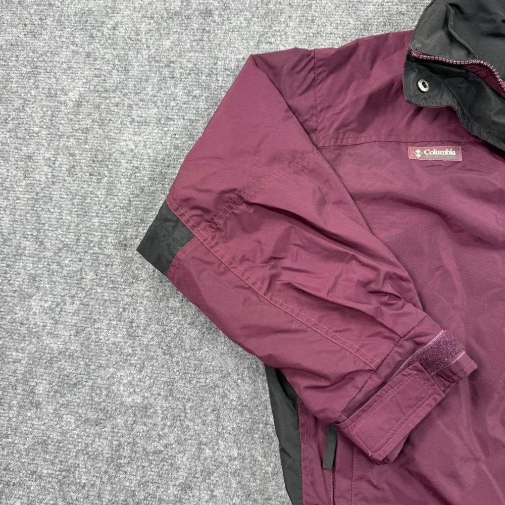 Columbia Sportswear Company Bugaboo Jacket Small Burgundy Full Zip Women's‎
